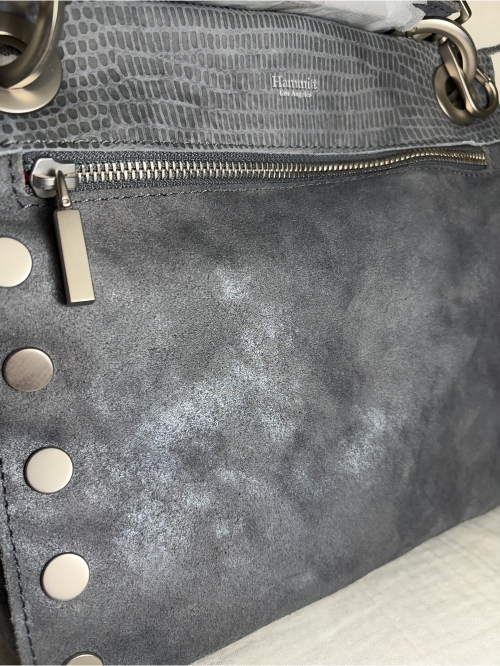 Hammitt Tony Medium Crossbody Bag Slate NWT - Picture 3 of 8